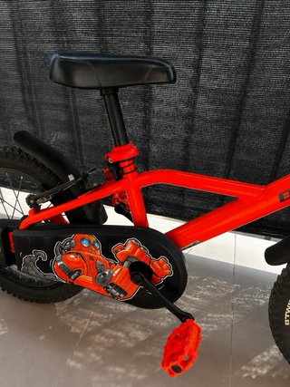 Bicicleta infantil 14 pulgadas naranja
