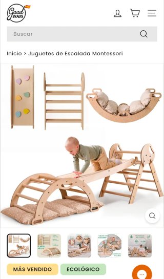 Set Escalada Montessori 4 en 1