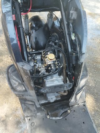 Moto Scooter Negra