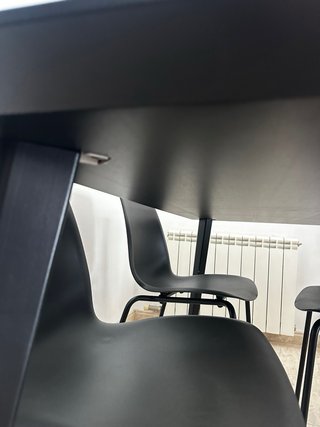 Mesa comedor LISABO Ikea negra