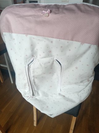 Funda Grupo 0 Uzturre estrellas rosa