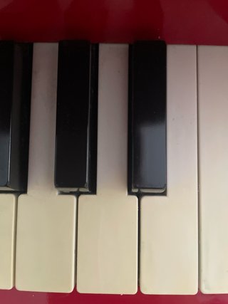Piano de Juguete Rojo