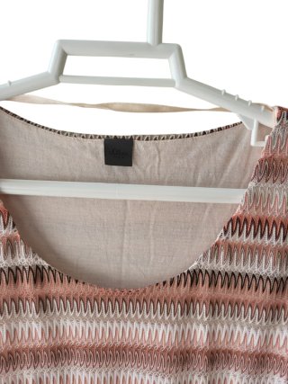 Blusa S.Oliver beige y rosa