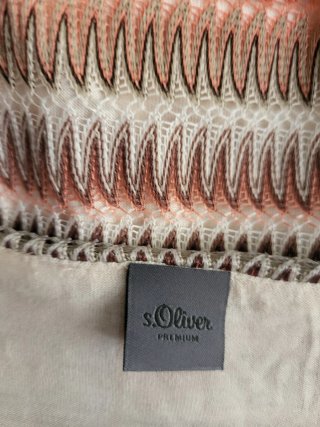 Blusa S.Oliver beige y rosa