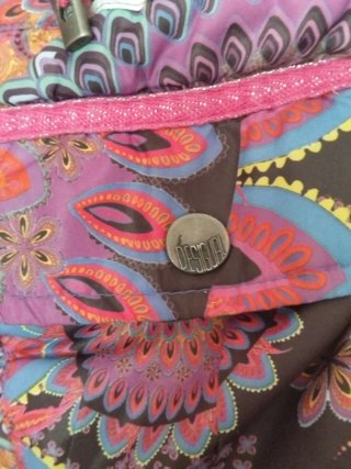 Abrigo niña Desigual estampado