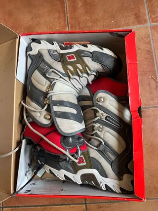 Botas Snowboard DC Shoes Beige/Rojo