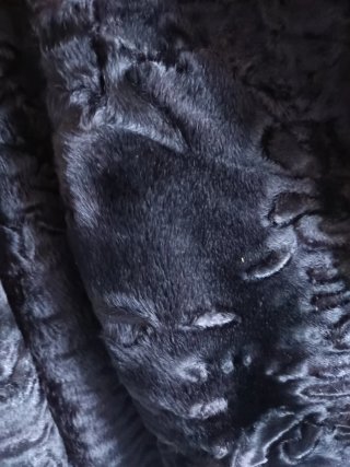 Cappotto Astracan collo