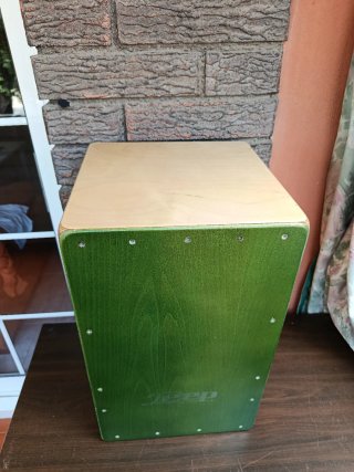 Cajón Flamenco Percusión Verde