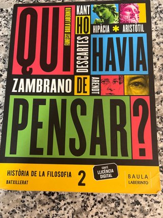 Història de la Filosofia, 2, Batxillerat, Fanfe...