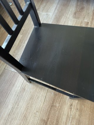 Sillas comedor Ikea madera negras