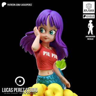 Figura Sirena Pie Pie Resina 10cm