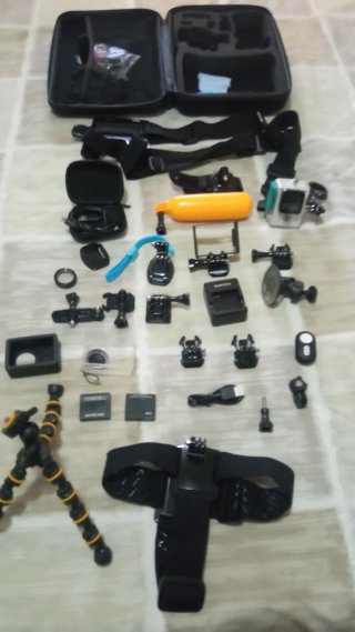 Kit de accesorios Cámara Deportiva Acuática + Car