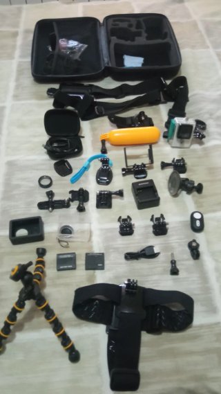 Kit de accesorios Cámara Deportiva Acuática + Car