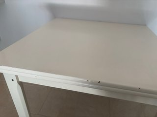 Taula menjador / Mesa comedor extensible blanca