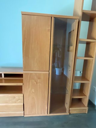 Mueble salón modular madera