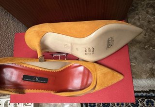 Zapatos CH Ante Naranja Talla 39