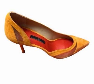 Zapatos CH Ante Naranja Talla 39
