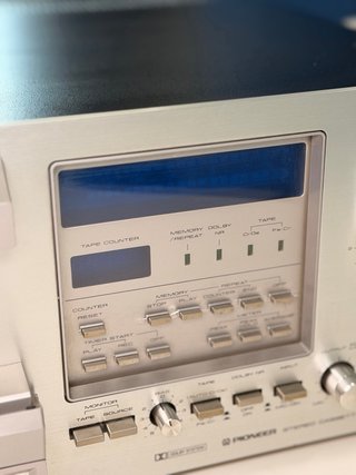 Pioneer CT-F900 Deck Cassette Stereo Plata