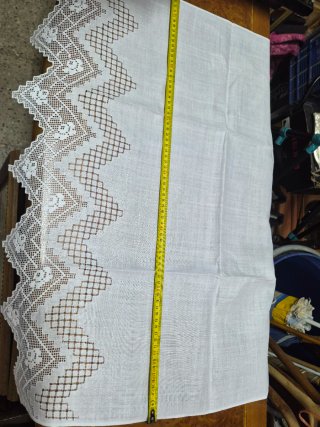 Juego 2 toallas de hilo blancas