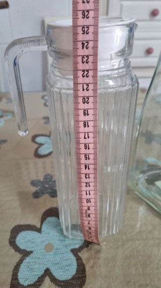 Pareja de jarras cristal ideal frigorífico