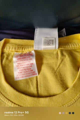 Maglietta Adidas Gialla Taglia L