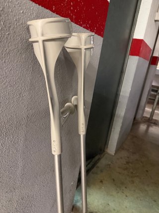 Muletas aluminio 0,5 kg