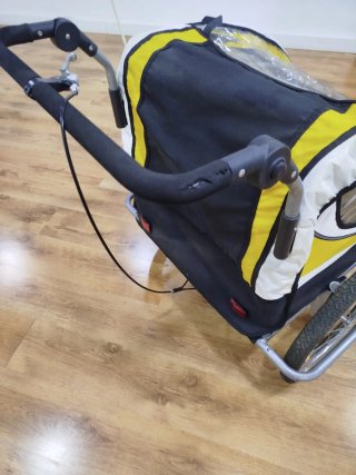 Remolque doble para bicicleta