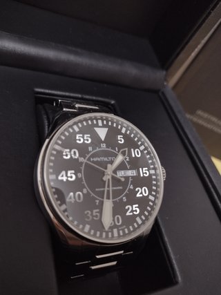 Hamilton Khaki Aviation Pilot Day Date Auto 46 mm