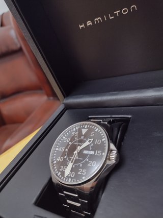 Hamilton Khaki Aviation Pilot Day Date Auto 46 mm