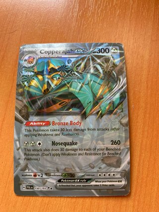 Lote de 7 cartas Pokémon