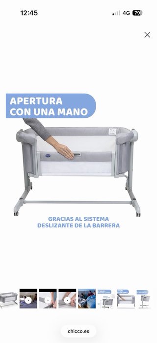 Mini cuna colecho Chicco