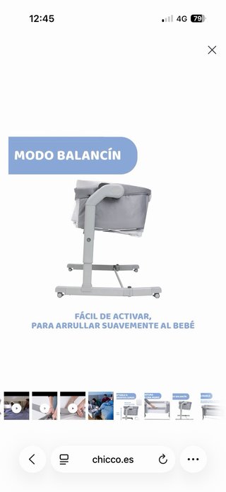 Mini cuna colecho Chicco