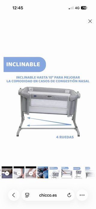 Mini cuna colecho Chicco