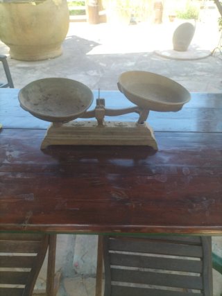 Anclas decorativas antiguas