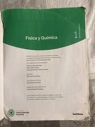 Física y química 1 Bachillerato