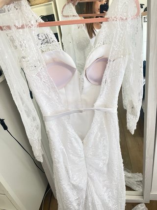 Vestido de Novia Encaje Manga Larga