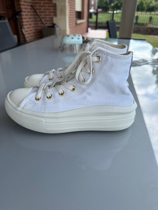 Converse All Star Plataforma Blancas