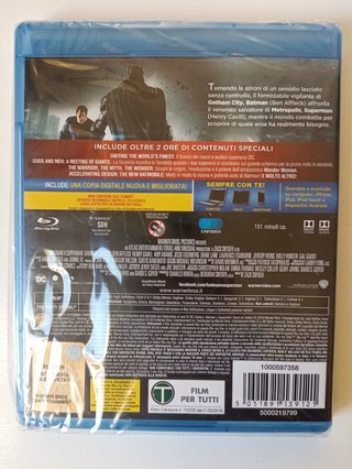 Batman v Superman Blu-Ray Nuovo Sigillato