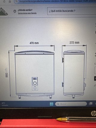Termo Eléctrico Aparici P050 Nuevo