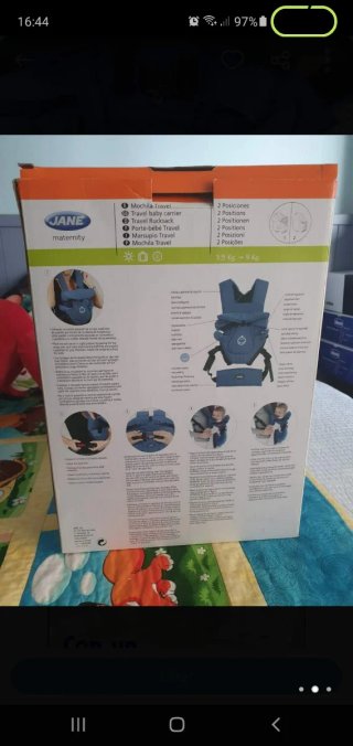 Mochila Portabebés Kangaroo 15kg
