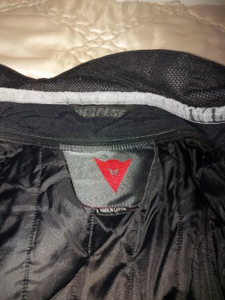 Chaqueta Moto Dainese Negra, Talla M.