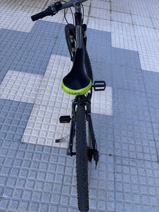 Bicicleta Montaña Infantil Cube Negra/Verde