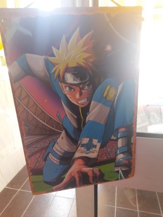 Cuadro Naruto madera