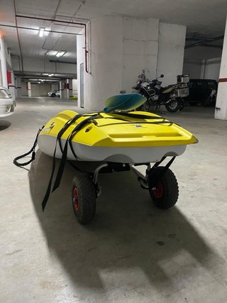 Kayak BIC + Ruedas + Remo