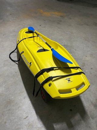 Kayak BIC + Ruedas + Remo