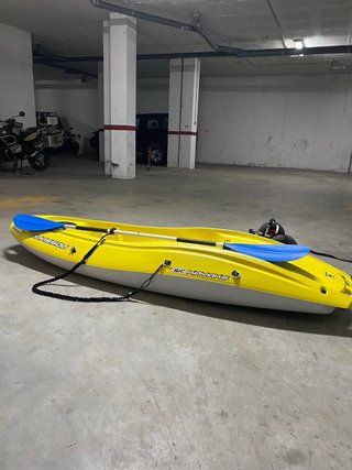 Kayak BIC + Ruedas + Remo