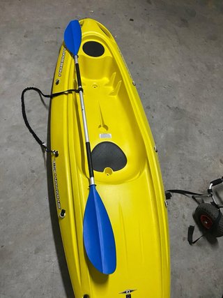 Kayak BIC + Ruedas + Remo
