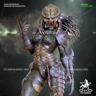 Figura Depredador Resina 15cm