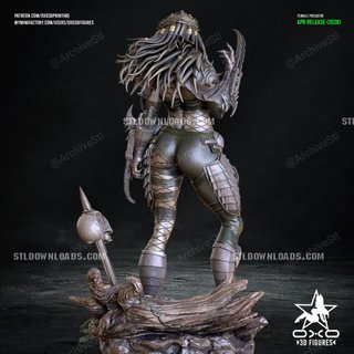 Figura Depredador Resina 15cm
