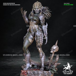 Figura Depredador Resina 15cm